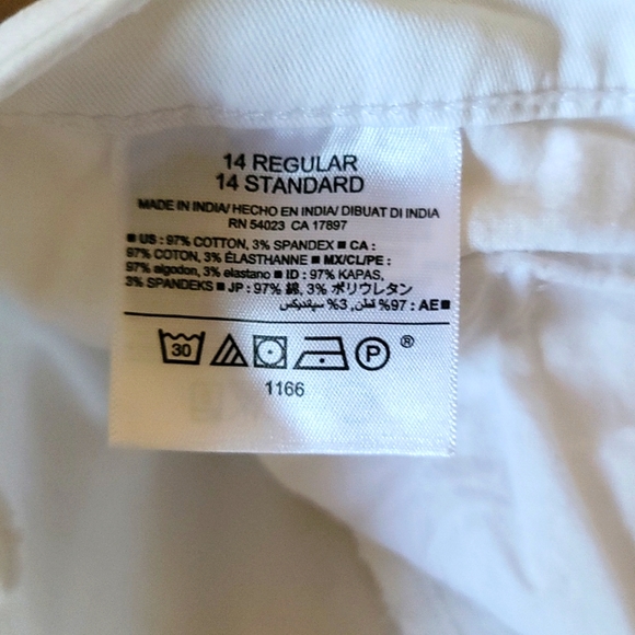 Old Navy White Pants size 14 - Picture 3 of 4